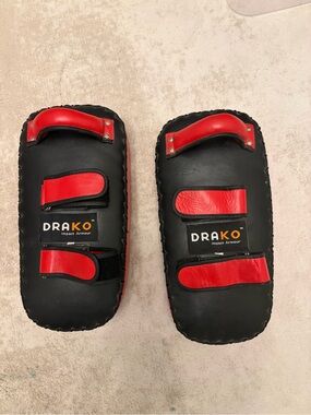 Drako  Black and Red Impact Training Pads